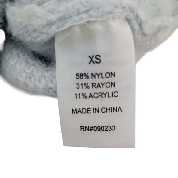 L.A. Hearts by Pac Sun Cloud Print Crop Top Womens Size XS Light Blue Whimsical - Picture 5 of 6